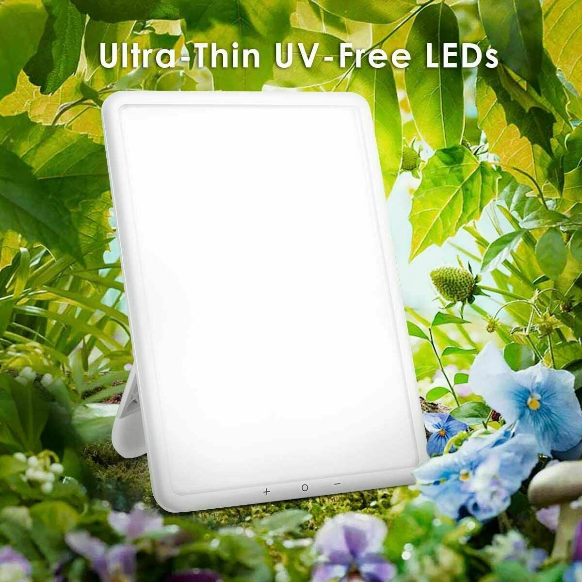 TaoTronics Light Therapy Lamp 10000 Lux Brightness Adjust Timer & Memory LED39