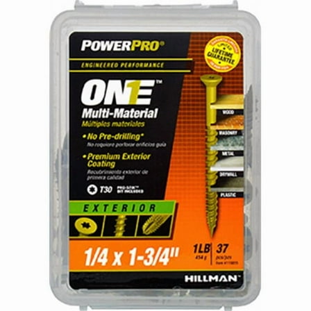 0.25 x 1.75 in. Exterior Hex Washer Head One Screw - Bronze Epoxy - Pack of 57