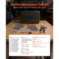 thumbnail image 3 of KFFKFF Comprehensive 253-Piece Mechanics Tool Kit with SAE and Metric Socket Set, Multiple Drive Sizes, Wrenches, Screwdriver Bits, Accessories, and Durable Storage Case for Automotive Maintenance, 3 of 9