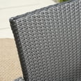thumbnail image 5 of Ariana Outdoor 7 Piece Aluminum Dining Set with Wicker Dining Chairs and Cushions,Grey, 5 of 7