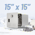 thumbnail image 5 of Ranein 15 x 15 Inches RV Water Heater White Door. ONLY Door kit for Ranein RV water heaters, 5 of 8