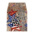 thumbnail image 1 of EGNMCR Memorial Day Decorations,4Th of July Decorations 4th Of July Decorative Tablecloth And Table Runner Independence Day Patriotic Table Linen Set Dining Table Home Decoration Linen runner, 1 of 5