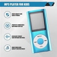 thumbnail image 4 of MP3 Player with Bluetooth 5.0, Music Player with 32GB TF Card,FM,Earphone, Portable HiFi Music Player (Blue), 4 of 5