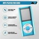 thumbnail image 4 of MP3 Player with Bluetooth 5.0, Music Player with 32GB TF Card,FM,Earphone, Portable HiFi Music Player (Blue), 4 of 5