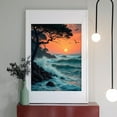 thumbnail image 2 of Diamond Art Kits for Adults - 5d Sunset Seascape Waves Trees Birds Diamond Painting for Adults, Diamond Art for Adults Beginners, Diamond Painting Kits for Adults for Home Wall Decor, 2 of 7