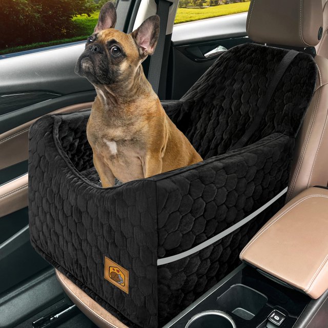 Asiento de coche para perros melafa365 de espuma viscoelástica para perros pequeños y medianos