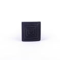 thumbnail image 6 of Renovators Supply Black Square Iron Kitchen Cabinet Knob Pull Decorative Maze style Powder Coat Finish Vintage Metal Knobs for Kitchen Cabinet or Drawer Pull Handle w/Screws, 6 of 8
