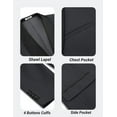 thumbnail image 5 of COOFANDY Mens Casual Suit Blazer Jackets Lightweight Tuxedo Jacket Regular Fit, 5 of 6