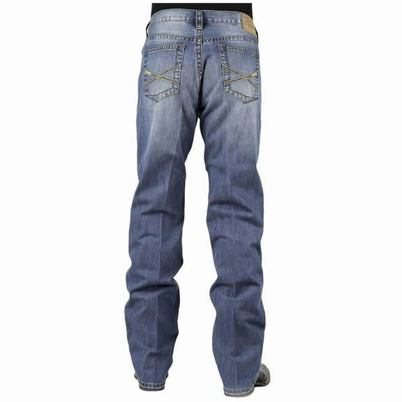 Stetson Western Denim Jeans Mens Medium Wash 11-004-1520-0030 BU