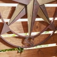 thumbnail image 3 of DecMode 30" Red Metal Rustic Wall Art, 3 of 11