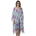 thumbnail image 1 of Moomaya Robe Mi-Longue Caftan Courte en Georgette, Sortie de Plage, Couvre-Maillot de Bain, Kaftan pour Femmes, 1 of 4