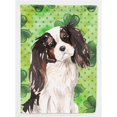 thumbnail image 1 of Carolines Treasures BB9542GF Tricolor Cavalier Spaniel St.Patricks Flag Garden Size, 1 of 3