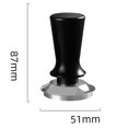 thumbnail image 2 of Apisonador de café elástico de acero inoxidable con resorte de presión constante, segunda generación, negro, 51 mm/2,0 pulgadas, 2 of 5