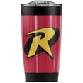 thumbnail image 1 of Batman Robin Logo Stainless Steel Tumbler 20 oz Coffee Travel Mug/Cup, Vacuum Insulated & Double Wall with Leakproof Sliding Lid | Great for Hot Drinks and Cold Beverages, 1 of 7