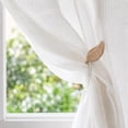 thumbnail image 6 of Magnetic Wooden Leaf Curtain Tieback - Natural, 6 of 8
