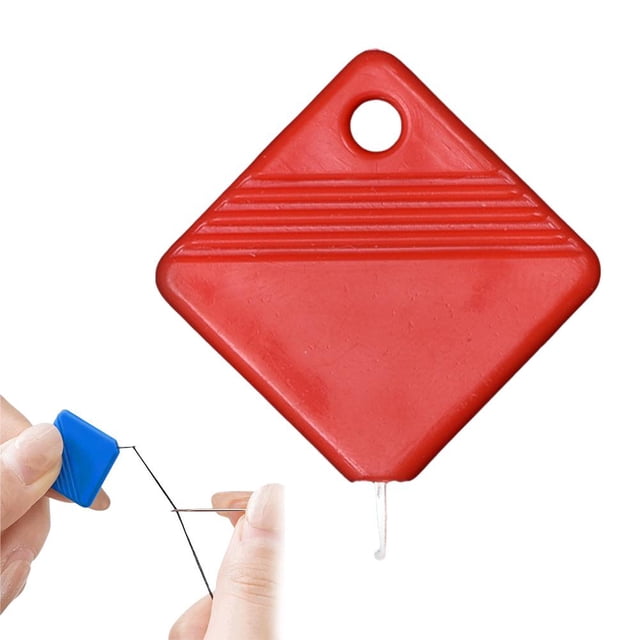 Automatic Needle Threaders For Hand Sewing, Square Threading Helper Compatible Sizes, Self-Thread Needle with Easy Operation