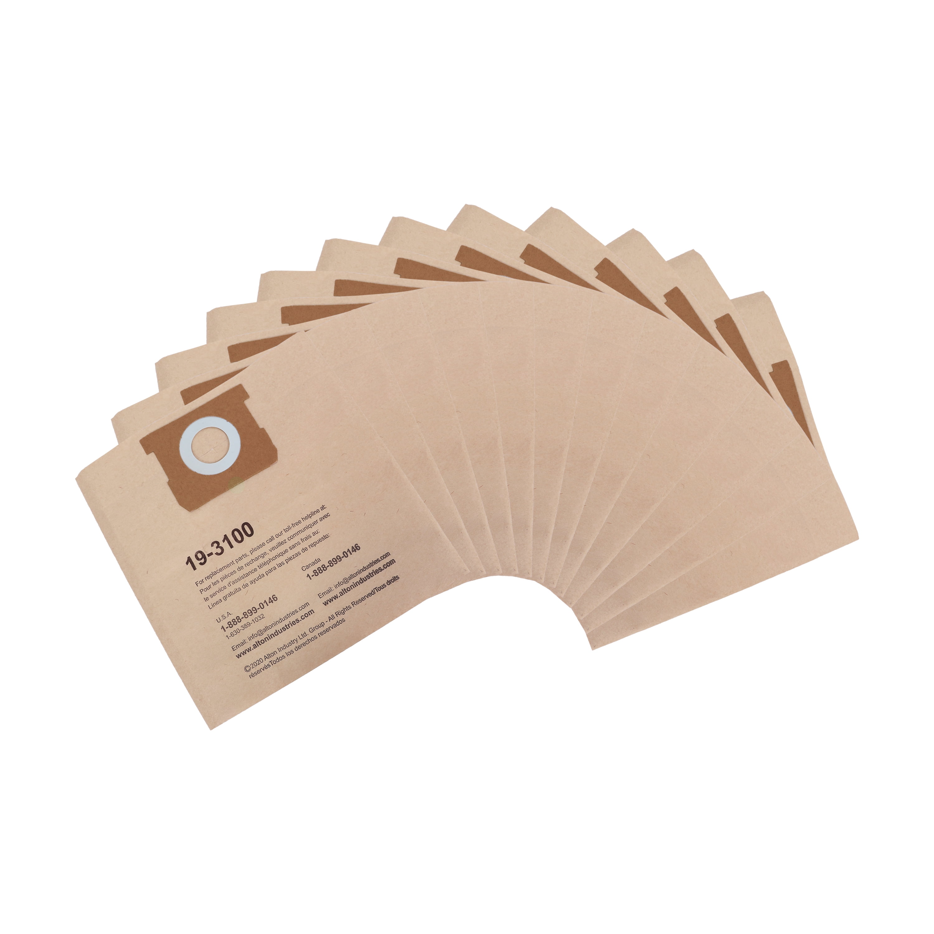 Stanley 58 Gallon Disposable Filter Bag for Wet/Dry Vacuums 4 Packs