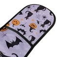 thumbnail image 4 of Yayeee Double Oven Mitt Kitchen Heat Resistant Baking 35" x7" Quilted Glove, Purple Halloween Pumpkin, 4 of 6