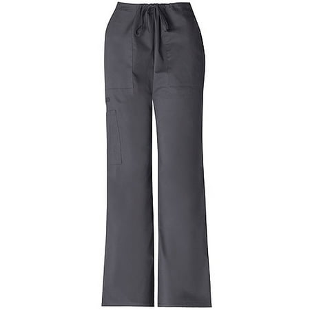 Simply Basic Women's Premium Collection Stretch Drawstring Cargo Scrub Pant