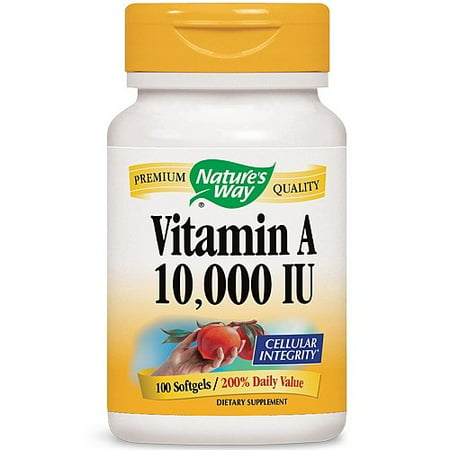 Nature's Way La vitamine A 10 000 UI - 100 gélules