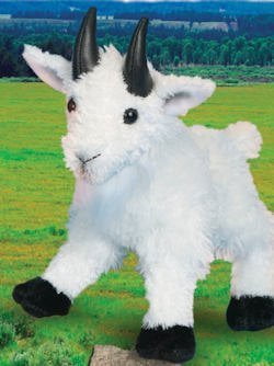 stuffed mountain goat