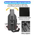 thumbnail image 4 of Sling Bag for Men Anti-Theft USB Crossbody Backpack Waterproof Chest Daypack, 4 of 7