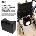 thumbnail image 1 of HAMPPLIES Pièces de Fauteuil Roulant pour Personnes Handicapées avec Design Durable Noir Lot de 1, 1 of 6