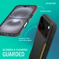 thumbnail image 6 of Smartish® iPhone 17 Pro Wallet Case - Wallet Slayer Vol. 1 [Slim + Protective] Credit Card Holder - Drop Tested Flip Hidden Card Slot Cover For Apple iPhone 17 Pro - Black Tie Affair, 6 of 9