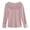 Pink, variant on Lace V Neck Thermal Underwear Women's Slim Fit Long Sleeve Base Layer Top for Autumn Winter Warm Comfortable Soft