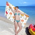 thumbnail image 5 of Coolnut Vivid Forest Mushroom Beach Towel Fast Drying Camping Towels Sand Free Beach Blanket Soft Absorbent Travel Sport Towel for Gym Bath Shower Swimming 30" x 60" Washcloth Gift, 5 of 7