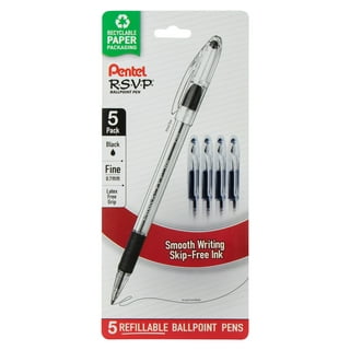 Linc Offix Smooth Ball Point Pen, 1.00mm 9 Count (Pack of 1), Assorted ink