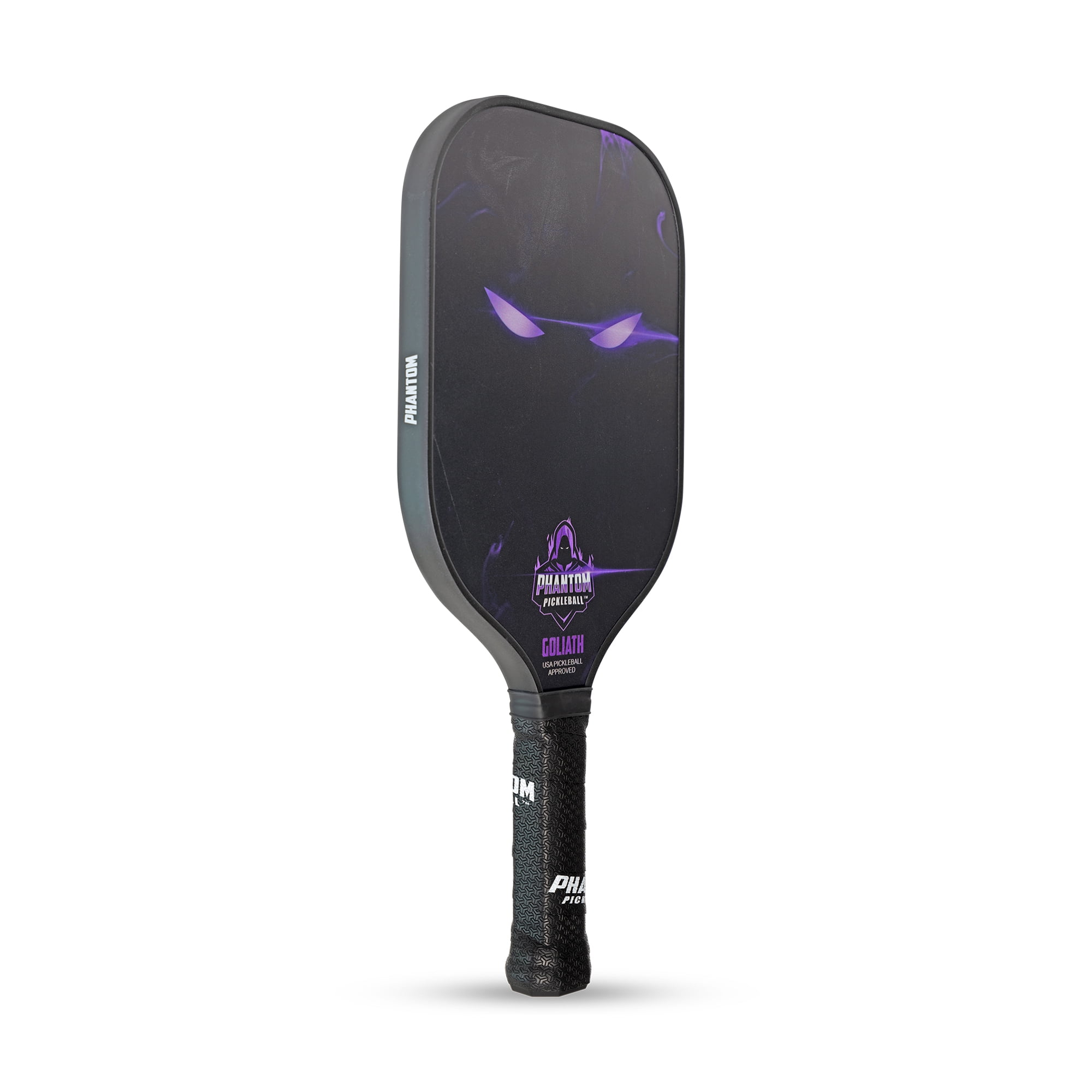 Phantom Pickleball - Goliath (Purple) 16mm T800 Carbon Fiber Pro Pickleball Paddle with Cover