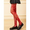 thumbnail image 2 of ORUYROP Collants Résille à Motifs pour Femmes Collants Taille Haute Bas Floraux, 2 of 6