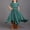 Dark Green, variant on Little Girl Easter Dresses Summer Western Style Summer Princess Dress for Girls Teens Fashion Design Summer Dress (Dark Green,5-6 Years)