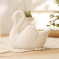 thumbnail image 5 of Candelabro multifunción con maceta de cerámica con cisne blanco creativo, 5 of 5