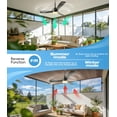 thumbnail image 3 of Ventilador de techo aetherlume de 71 cm enchufable, LED regulable, control remoto, 3 of 8