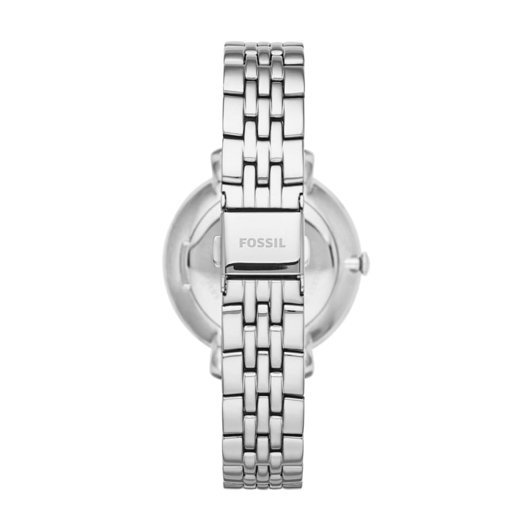 Women\'s Silver Jacqueline Quartz Stainless Steel Three Hand Bracelet Watch Fossil Jacqueline Three-Hand Stainless Steel Watch Jewelry  main image 4