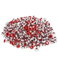 thumbnail image 1 of 500 ojales de color con ojal, borde redondo, mano de obra fina, ojales de metal de buena dureza para zapatos, ropa, rojo brillante, 1 of 5