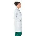 thumbnail image 3 of Landau Women's Essential Lab Coats Classic Relaxed Fit Breathable Fade Resistant 5 Pockets Button Full-Length Notebook Lab Coat Scrub, Style 3165, 3 of 3