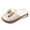 Khaki, variant on Checkered Bow Pillow Slippers for Women Non Slip Quick Drying Shower Cloud Slides Thick Sole Bathroom Water Sandals Comfortable Indoor Outdoor