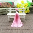 thumbnail image 4 of U8MO 8cm Key Chian Pendant Ice Silk Lobster Clip Tassel Trim Jewelry Making 13 Colors-1# red, 4 of 9