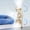 White, variant on 3-Head Desk Fan with Night Light for Office and Dorm Room,Portable Table Fan with Quiet Strong Wind Circulation,Powerful Airflow and Adjustable Heads for Custom Cooling
