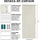 thumbnail image 2 of Latest Model Accordion Style Magnetic Folding Door Curtains for Doorways/Closet, Room Dividern, 2 of 4