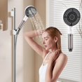thumbnail image 5 of uhnmki 6 Mode High Pressure Filtered Shower Head With Handheld Built In Power Wash For Cleaning Tub Tile And, 5 of 5