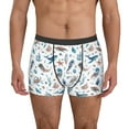 thumbnail image 2 of Bingfone Undersea Animals Men's Underwear - Casual Stretch Boxer Briefs-Large, 2 of 7