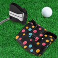 thumbnail image 5 of Haosy Colorful Polka Dots Golf Mallet Putter Cover Strong Magnetic Leather Golf Club Headcover Closure, 5 of 7