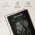 thumbnail image 6 of Elephant Stock Fire Hydrant Bw Patent Wall Art - Vertical Canvas Wall Art - Living Room Wall Decor - Profession Canvas - Black And White Decor - 8" x 12", 6 of 8