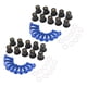 thumbnail image 1 of Tuercas De Pernos De Parabrisas, Tuercas De Pernos De Parabrisas Exquisita Aleación De Aluminio Resistente Al Desgaste 5x16mm Para Motocicletas Deportivas Cergrey Azul, 1 of 8