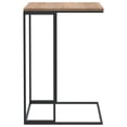 thumbnail image 2 of Mesa auxiliar VidaXL de madera de ingeniería y hierro negra, 60 x 40 x 59 cm, 2 of 6