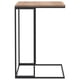 thumbnail image 2 of Mesa auxiliar VidaXL de madera de ingeniería y hierro negra, 60 x 40 x 59 cm, 2 of 6